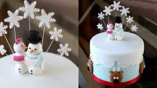 новогодний торт украшение мастикой RICH RRUIT CAKE рецепт от Dovna рождественский кекс