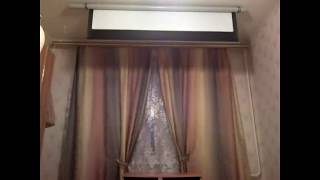 Экран для проектора своими руками с приводом (Screen for projector with your hands with motor)