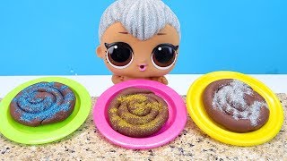 Блестящие Булочки Для КУКЛЫ ЛОЛ Мультик Пупсики Лол Сюрприз Видео Игрушки Для детей 108мама тиви