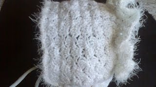 Детская шапочка (чепчик) вязание крючком ч.1. Baby hat (cap) Crochet Part 1.