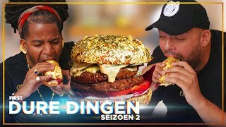 QUCEE en KEIZER eten DUURSTE VEGABURGER ter WERELD: DURE DINGEN | FIRST