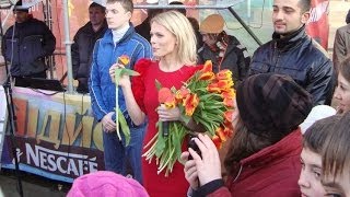 "Підйом" і Оля Фреймут у Житомирі. Фреймут в Житомире 2011 г.