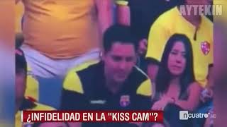 Reporteros Cuatro narran infidelidad en la noche amarilla “Kiss cam”