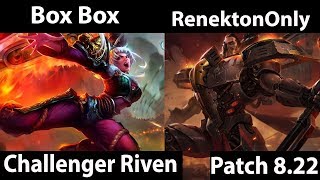 [ Box Box ] Riven vs Darius [ RenektonOnly ] Top  - Last Day Of The Season