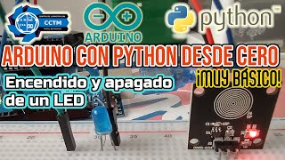 + ¿Cómo prender y apagar un LED con un sensor de Toque? | Pyfirmata | Arduino con Python