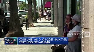 Ekonomi AS 2021 Melesat 5,7% Tertinggi Sejak 1984