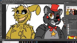 Burning Souls - FNaF Speedpaint