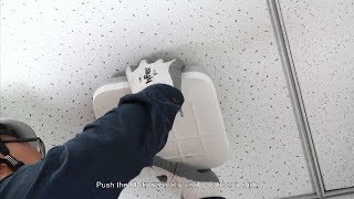 How to Install the Huawei WLAN AP4050DN-E on a Ceiling