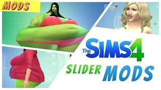 Sims 4 | SLIDER MODS - Making Super Fat Sims?