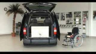 VW Caddy umgerüstet zum Rollstuhlfahrzeug Reha Automobile