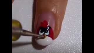 Uñas Decoradas Angry Birds