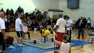 Ali McWeeny one-legged Deadlift at 42.5k with Above Knee Amputation