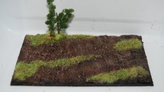 How To Make a Small Diorama Base