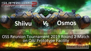 Supreme Commander 2 OSS Tournament 2 Round 2 Match Cast 1v1 Shiivu Vs. Osmos
