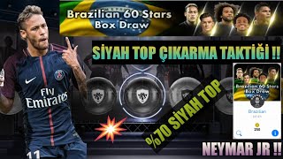 BRAZILIAN 60 STARS BOX DRAW SİYAH TOP ÇIKARMA TAKTİĞİ // PES 2018 MOBILE