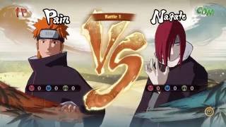 Naruto Shippuden Ultimate Ninja Storm 4 - Pain Yahiko vs Nagato