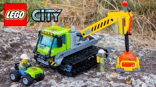 LEGO City Volcano Crawler 60122. Лего Сити Гусеничный трактор исследователей вулканов