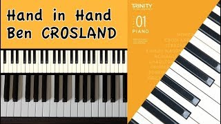 TRINITY Grade 1 Piano (2018-2020): CROSLAND Hand in Hand, from Get Set Jazz! Grades 0-2