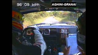 Aghini - Granai Rally Tuscan 2010 lancia delta 16v