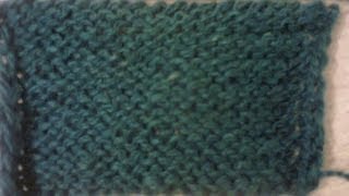 Изнаночная петля (два способа вязания). Purl (two ways of knitting).