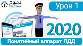Правила дорожного движения РФ (ПДД 2019) - Основные понятия и определения (обновленный урок 1)