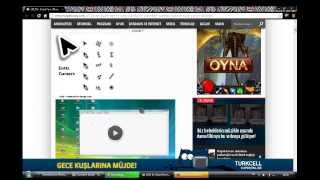 Windows 7 de Fare İmleçleri Yüklenimi