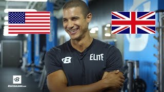 British Fitness Model Tries American Accents | Lee Constantinou