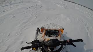 Два BRP summit 800|Снегоходы в глубоком снегу