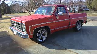 Put the Red Steering Wheel on my 1979 Chevy Silverado C10 truck. I have made a list of things to do.