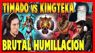 TIMADO SE ENFRENTA A KINGTEKA - BRUTAL HUMILLACIÓN GANA EN 21 MINUTOS | DOTA 2