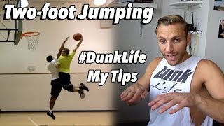 How to Jump Off Two feet to DUNK! #DunkLife Tutorial Steven Celi