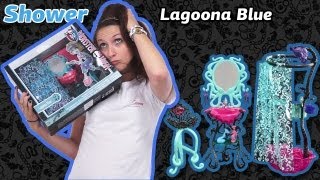 Обзор на Shower Lagoona Blue Monster High (Душ Лагуны Блю Школа Монстров) на Русском языке Y7715