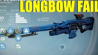 Destiny: Trying A New Longbow (Rage warning)