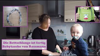 Babytasche von Rossmann / Bettschlange nähen / Mamaalltag