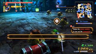Hyrule Warriors - Adventure Mode Challenge E-9: Defeat the enemy forces!