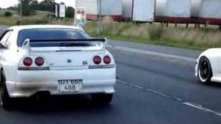 Toyota Supra Vs Nissan Skyline R33 GTR