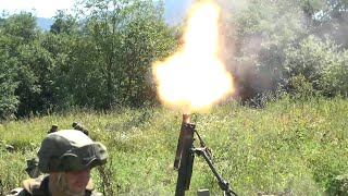 Огневой вал и танковое наступление: мотострелки ЮВО провели учения в Чечне