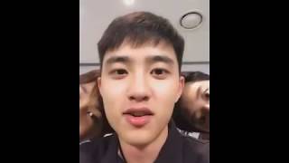 170912 (ENG SUB) EXO D.O VIDEO MESSAGE  直播 Live Broadcast