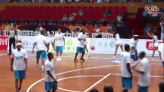 [youku.com]USA LEGEND TEAM vs BAYI TEAM — T-Mac warming up【Game.1】