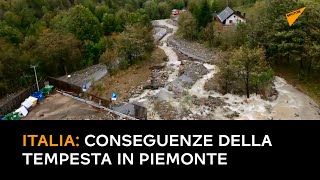 Italia: conseguenze della tempesta in Piemonte