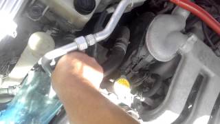 Мазда 323F v6 замена  жидкости  ГУР .Часть 1