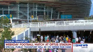 Stadium Transport | 9 News Perth