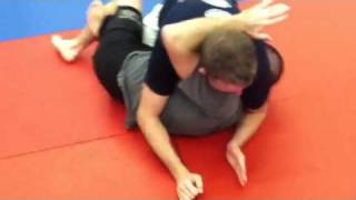 Ninja choke from halfguard top and bottom