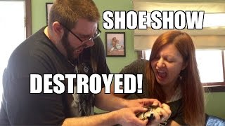 Grim DESTROYS Heel Wife's SHOE SHOW! She WRECKS his WWE Figure DISPLAY!