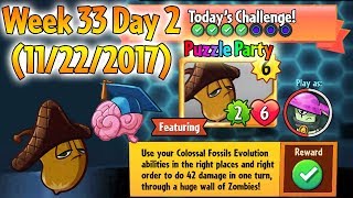 Plants vs. Zombies: Heroes - Daily Challenge: Week 33 Day 2 (11/22/2017)