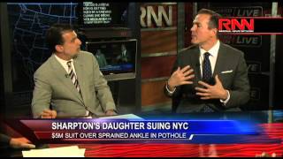 Sharpton's Daughter Suing NYC - $5M Suit Over Sprained Ankle in Pothole
