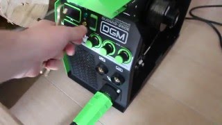 полуавтомат DGM DUOMIG-250E - как изменить полярность для FLUX