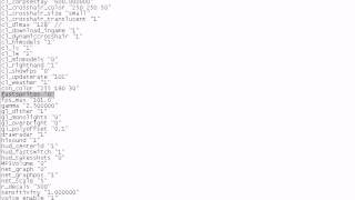 настройки cfg (1.6)