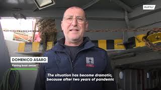 Italian fishermen set aside their nets as fuel prices skyrocket