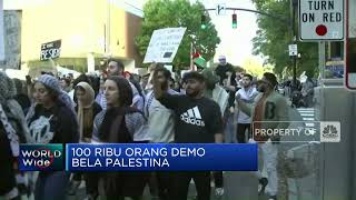 Ratusan Ribu Orang di AS & London Demo Bela Palestina